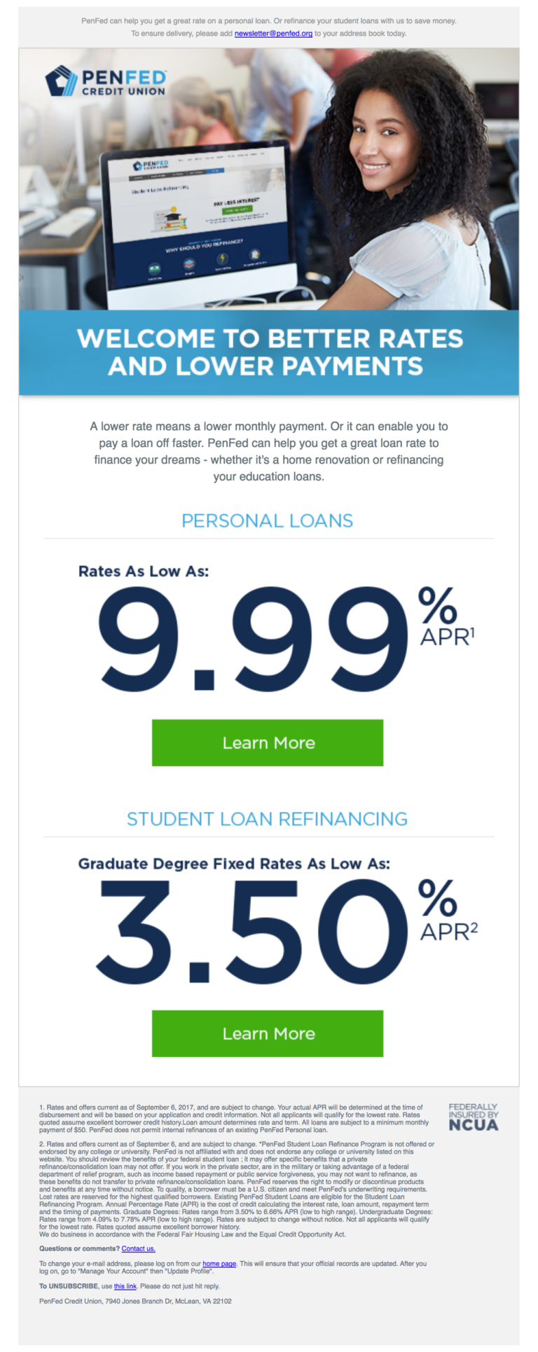 PenFed Indirect Auto Lending Email Series http